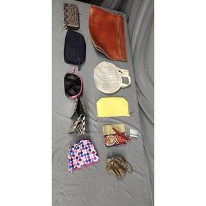 Wallets, makeup bags and coin purses